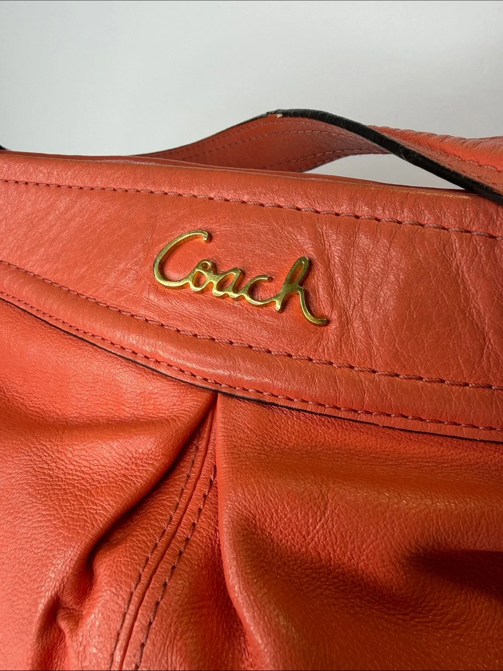 Coach soft pebble